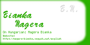 bianka magera business card